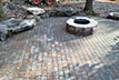Rural Brick Patio with Circular Fire Pit [COMPLETED ANGLE 3]