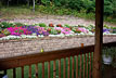 Long Retaining Block Wall with Flower Bed [ANGLE 5]
